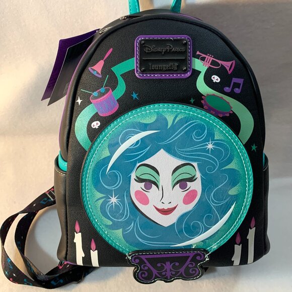 Disney Parks Loungefly Haunted Mansion Madame Leota Mini Backpack Bag Purse Glow - Picture 1 of 9